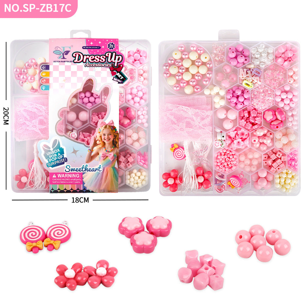 Diy Children's Bead Craft Kit - Creative Jewelry Making for Kids
