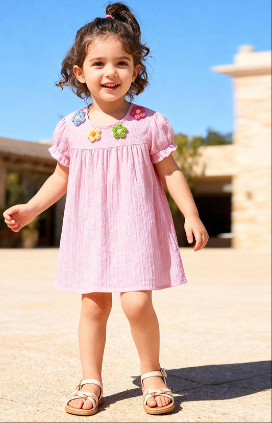 Cute Floral Summer Dress For Girls