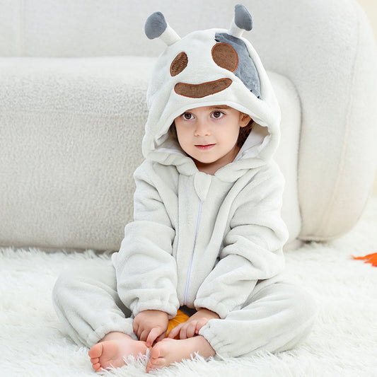 New Children's Halloween Costume Fleece One-Piece Pajamas