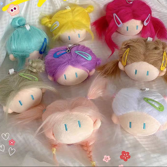 Cute Fluffy Doll Keychain Plush Toy for Teens