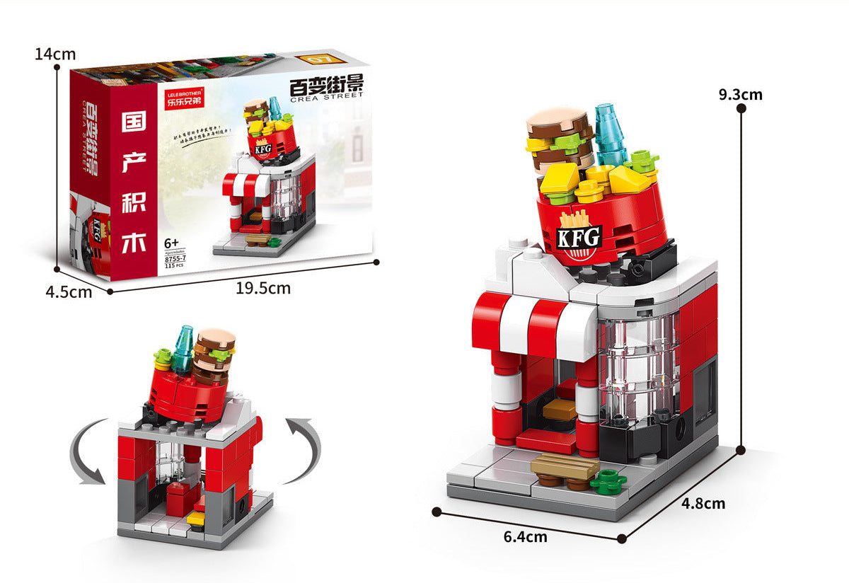 City Buildings Modular Building Block Sets for Kids