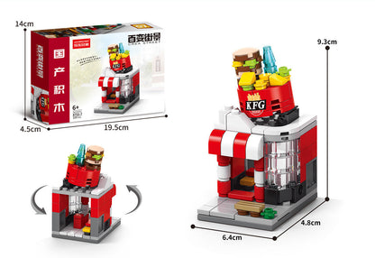 City Buildings Modular Building Block Sets for Kids