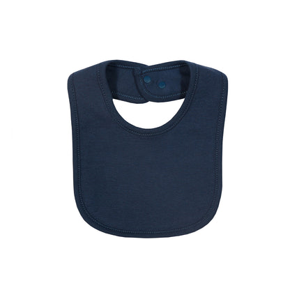 Solid Color Cotton Baby Bibs Double Layer Waterproof Baby Drool Bibs