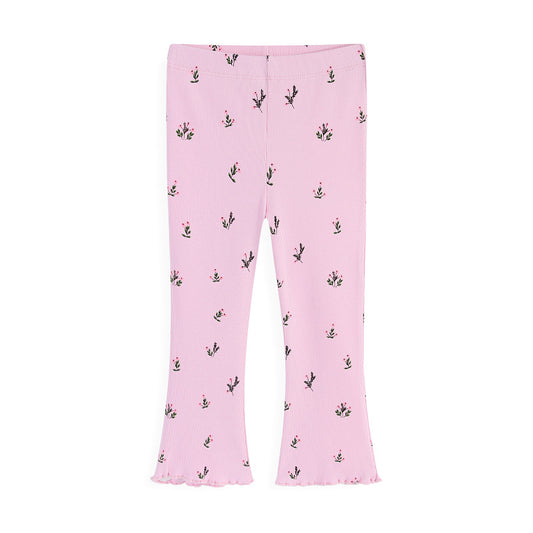 Girls' Bell-Bottom Pants Stylish Cotton Trousers for Casual Wear