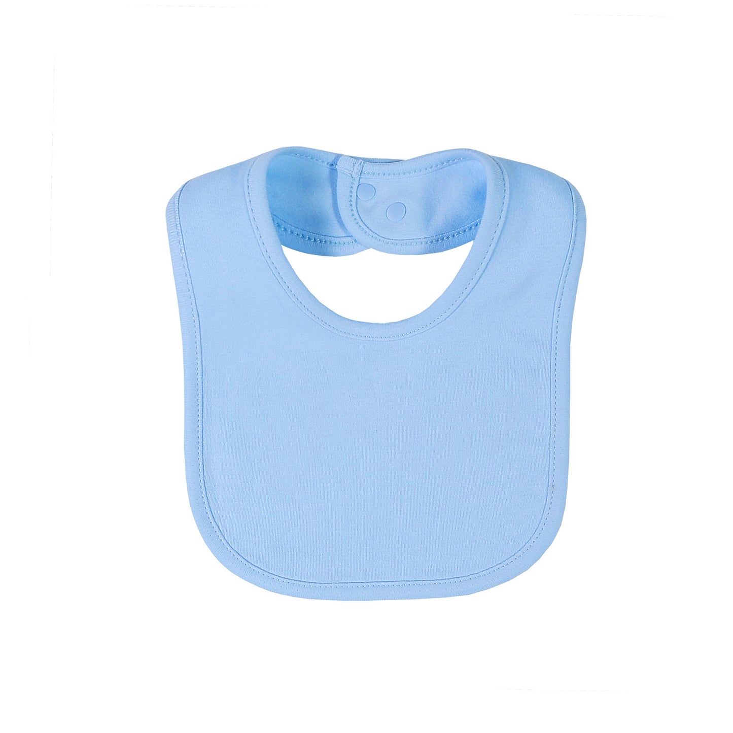 Solid Color Cotton Baby Bibs Double Layer Waterproof Baby Drool Bibs