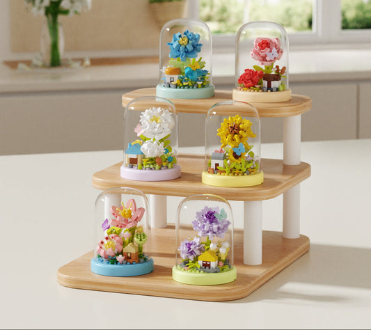 DIY Compatible LEGO Flower Bouquet Rose and Sunflower Building Kit