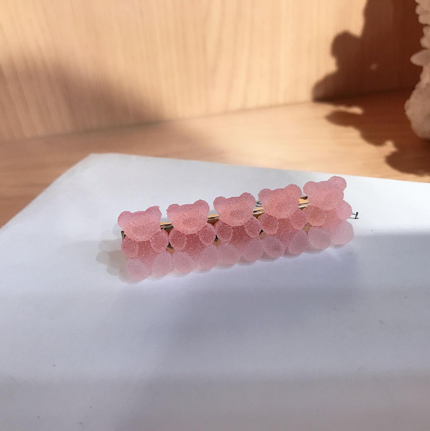 Gradient Bear Hair Clips Cute Cartoon Hair Accessories for Girls