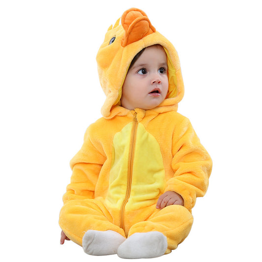 Trendy Warm Hooded Jumpsuit for Easter
