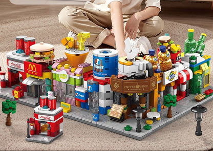 City Buildings Modular Building Block Sets for Kids