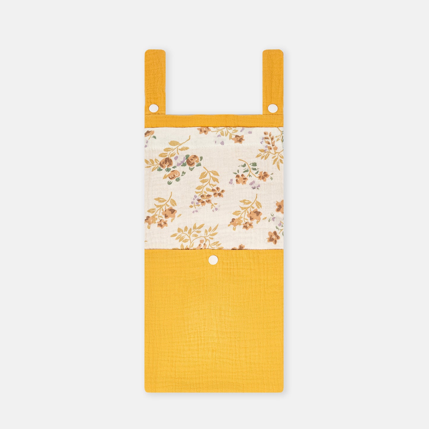 Cotton Baby Crib Storage Hanging Bag Multi-Functional Diaper Toy Organizer