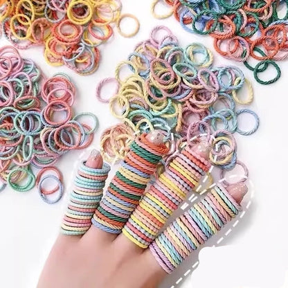 Children's Hair Ties Soft Fabric Durable Elastic Hair Bands
