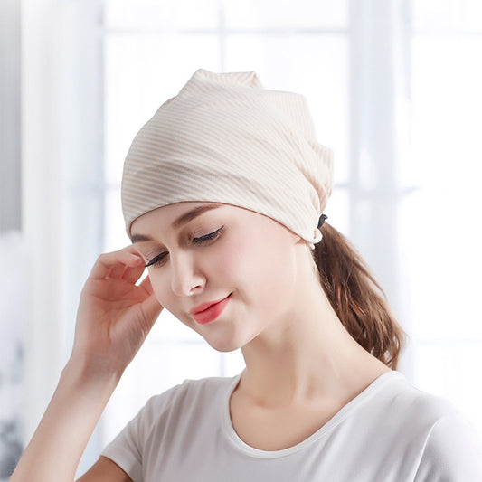 Fashionable Cotton Postpartum Hat for New Moms