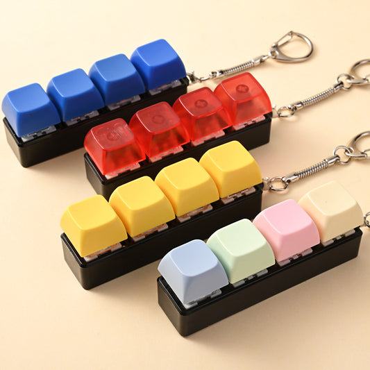 Keychain Mechanical Keycap TPR Stress Reliever