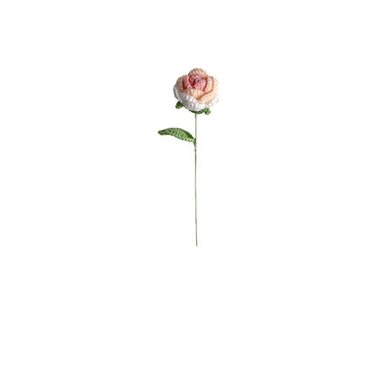 Single Stem Dried Flower Rose Tulip Bouquet Decor