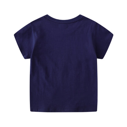 Glow in the Dark Underwater World Boys' T-Shirt Cotton Casual Style