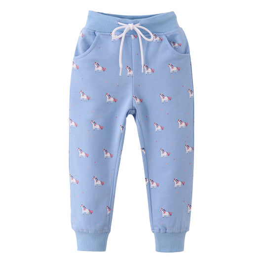 Children's Casual Long Pants Comfortable Cotton Trousers