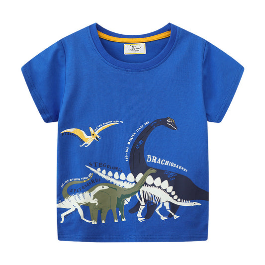 Kids Glow-in-the-Dark Dinosaur T-Shirt for Boys