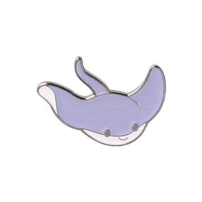 Ocean Animal Series Cute Enamel Pins Shark Jellyfish Seahorse Brooches