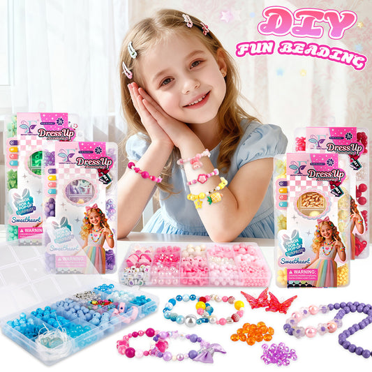 DIY Bead Craft Kit for Children - Creative Fun with Plastic Beads