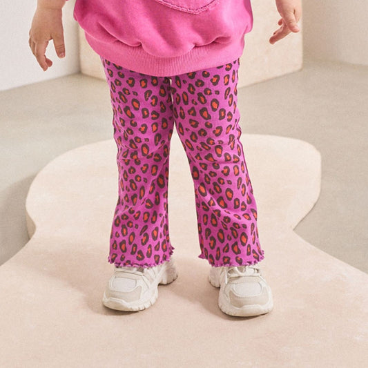 Cute Cotton Wide-Leg Pants for Girls