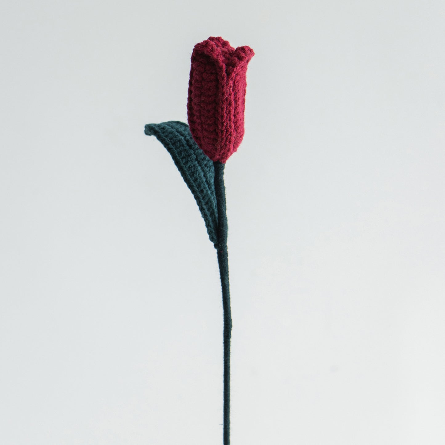 Single Stem Dried Flower Rose Tulip Bouquet Decor