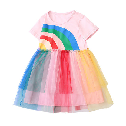 Summer Cute Girl's Princess Dress Tulle Party Dress