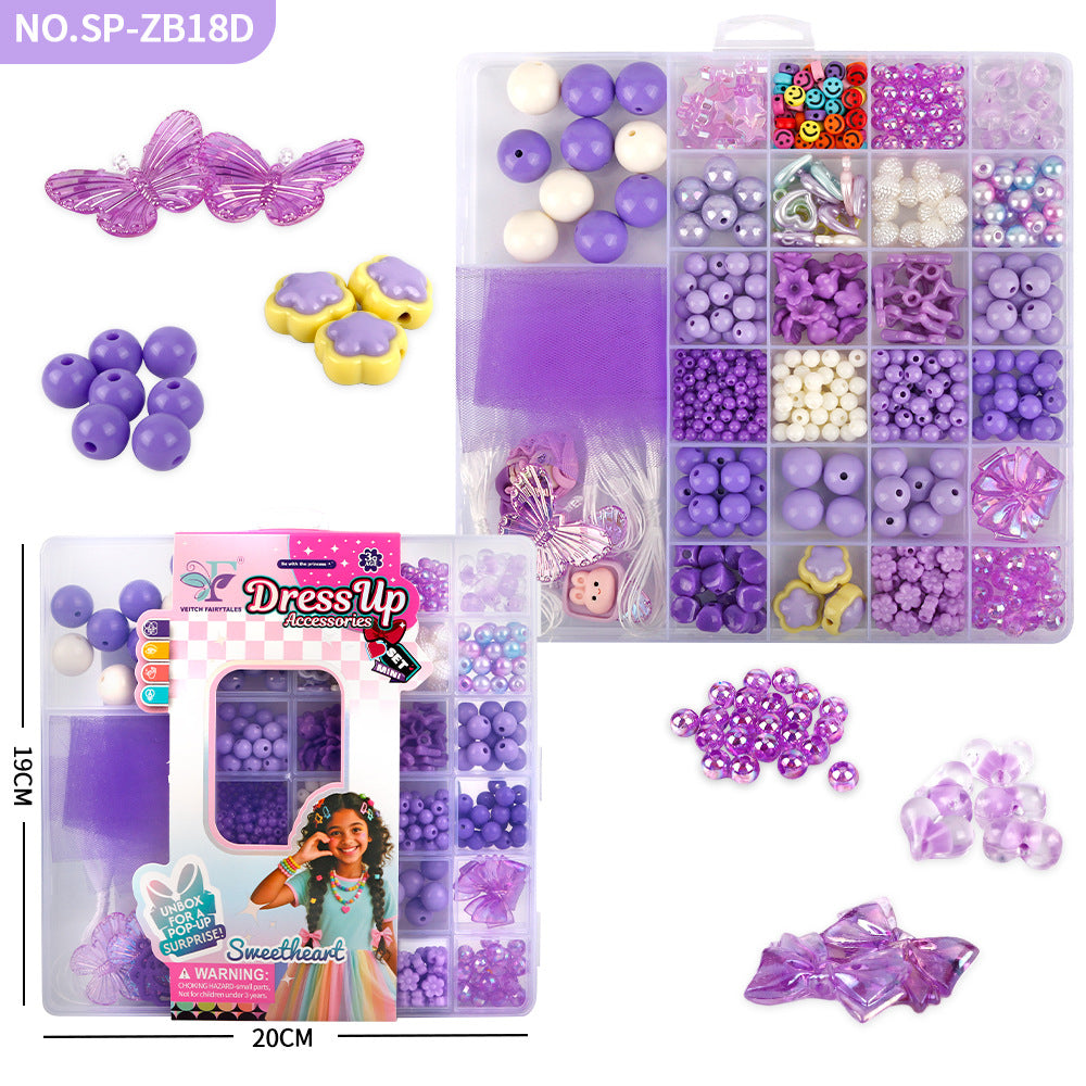 Diy Children's Bead Craft Kit - Creative Jewelry Making for Kids