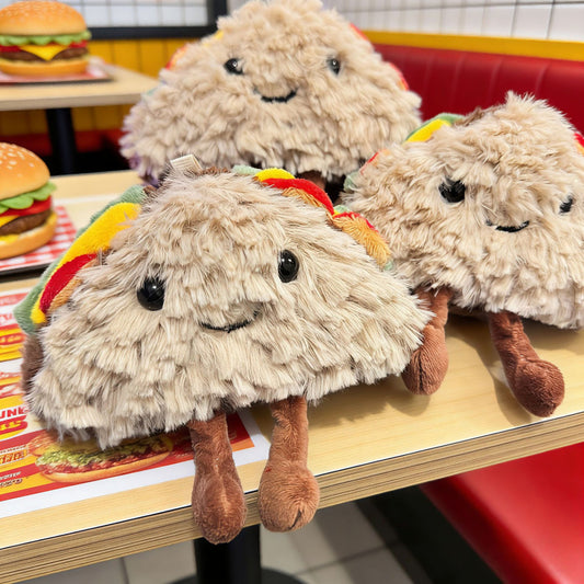 Cute Sandwich Plush Keychain Toy for Teens