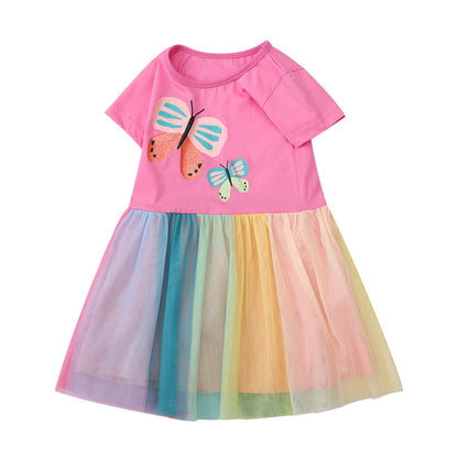 Summer Cute Girl's Princess Dress Tulle Party Dress