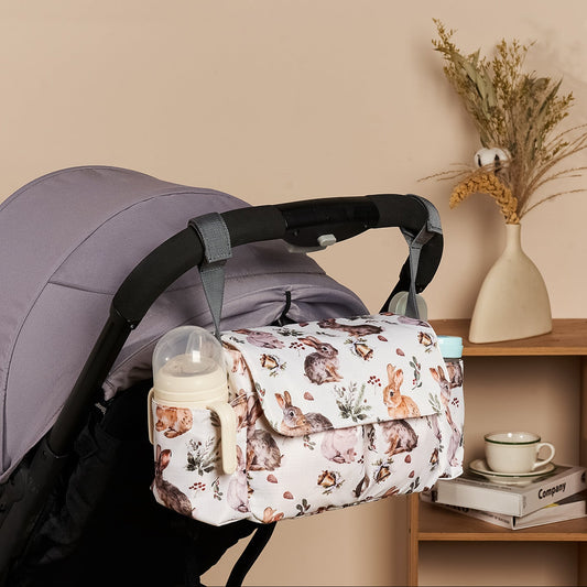 Multi-Functional Waterproof Baby Stroller Organizer Bag