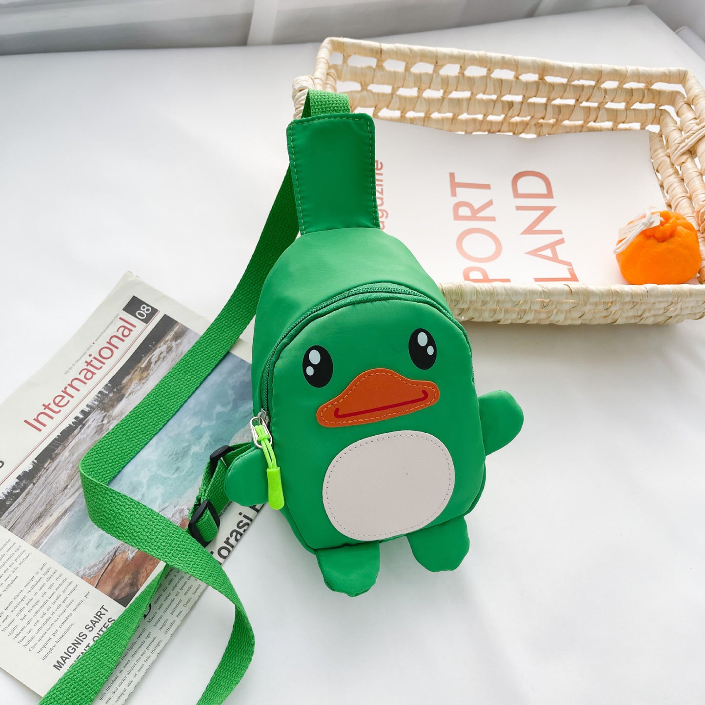 Cute Dinosaur Backpack Casual Crossbody Bag for Kids