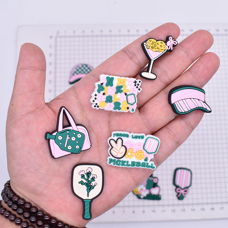 PVC Pea Shaped Removable Clog Shoe Charms
