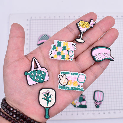 PVC Pea Shaped Removable Clog Shoe Charms
