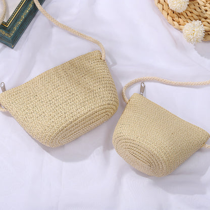 Cute Woven Kids Bag Set with Hats for Boys and Girls