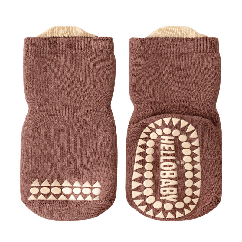 Baby Floor Socks Non-Slip Mid-Calf Socks for Boys and Girls