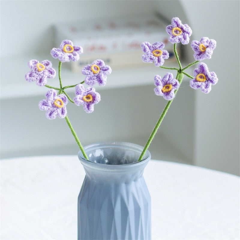 Single Stem Dried Flower Rose Tulip Bouquet Decor