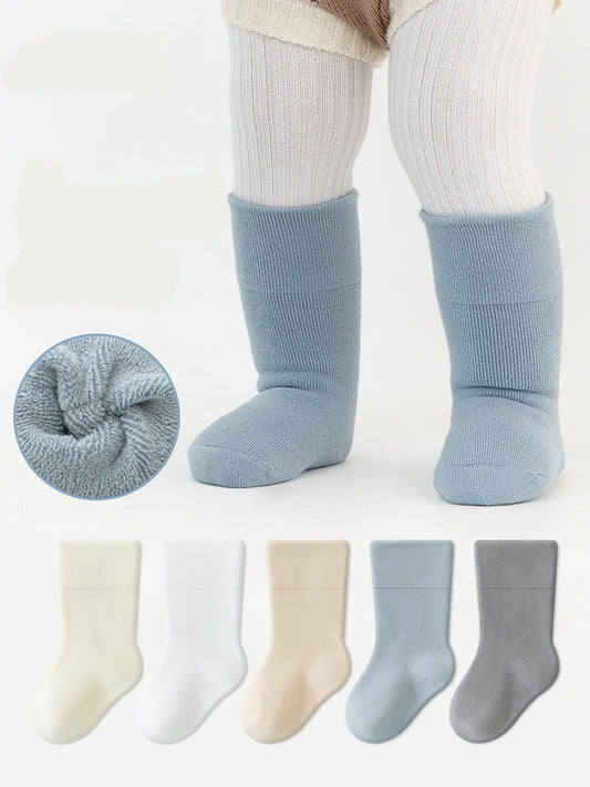 Thick Cotton Baby Socks Cute Cartoon Mid-Calf Unisex