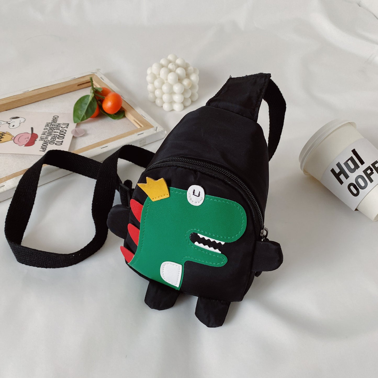 Cute Dinosaur Backpack Casual Crossbody Bag for Kids