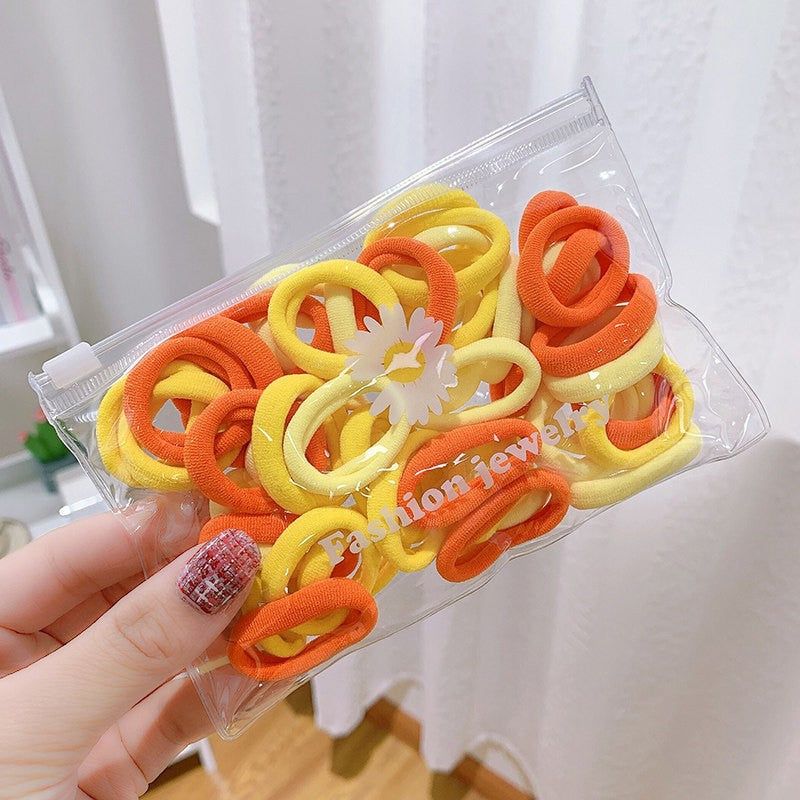 Colorful Elastic Hair Ties for Kids - Hair Accessories Set
