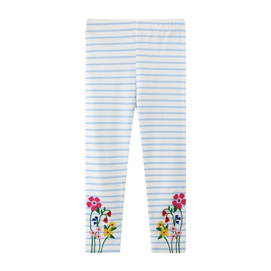 Girls Slim-Fit Stretch Leggings Casual Style