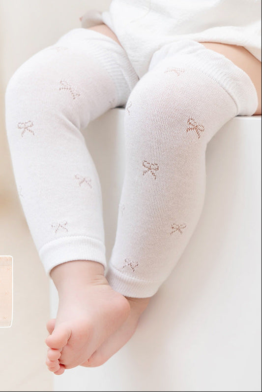 Colorful Baby Knee-High Socks Comfortable Cotton Crawling Socks