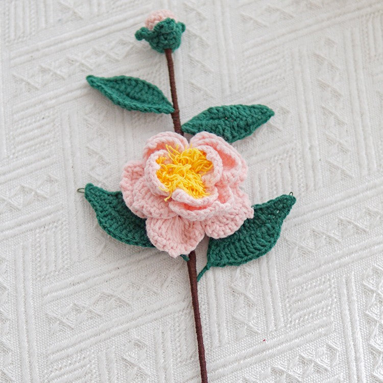 Single Stem Dried Flower Rose Tulip Bouquet Decor