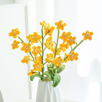 Single Stem Dried Flower Rose Tulip Bouquet Decor