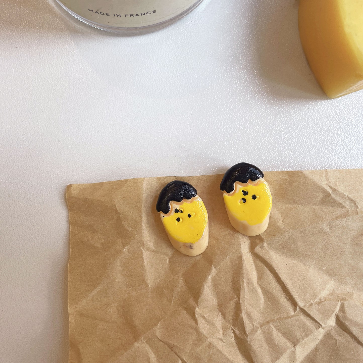 Fun Realistic Food Earrings - Cute Non-Pierced Ear Clips and Studs