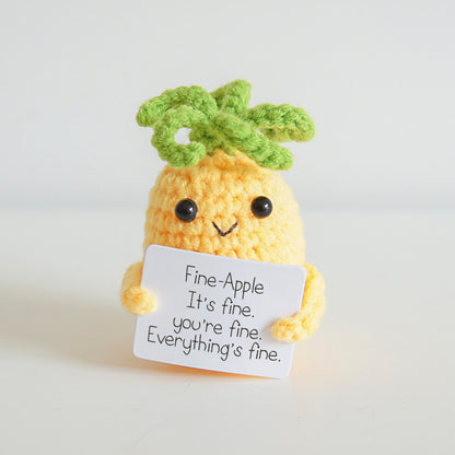 Handmade Positive Energy Potato Plush Toy with Quirky Expressions