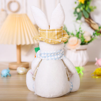 Cute Easter Bunny Doll with Carrot Prop for Holiday Parties