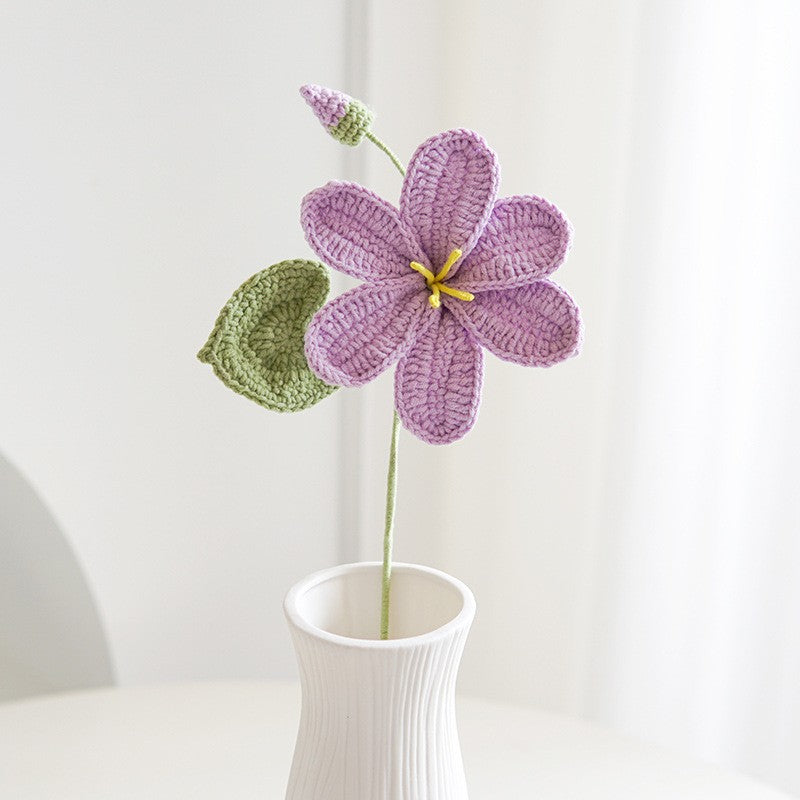Single Stem Dried Flower Rose Tulip Bouquet Decor