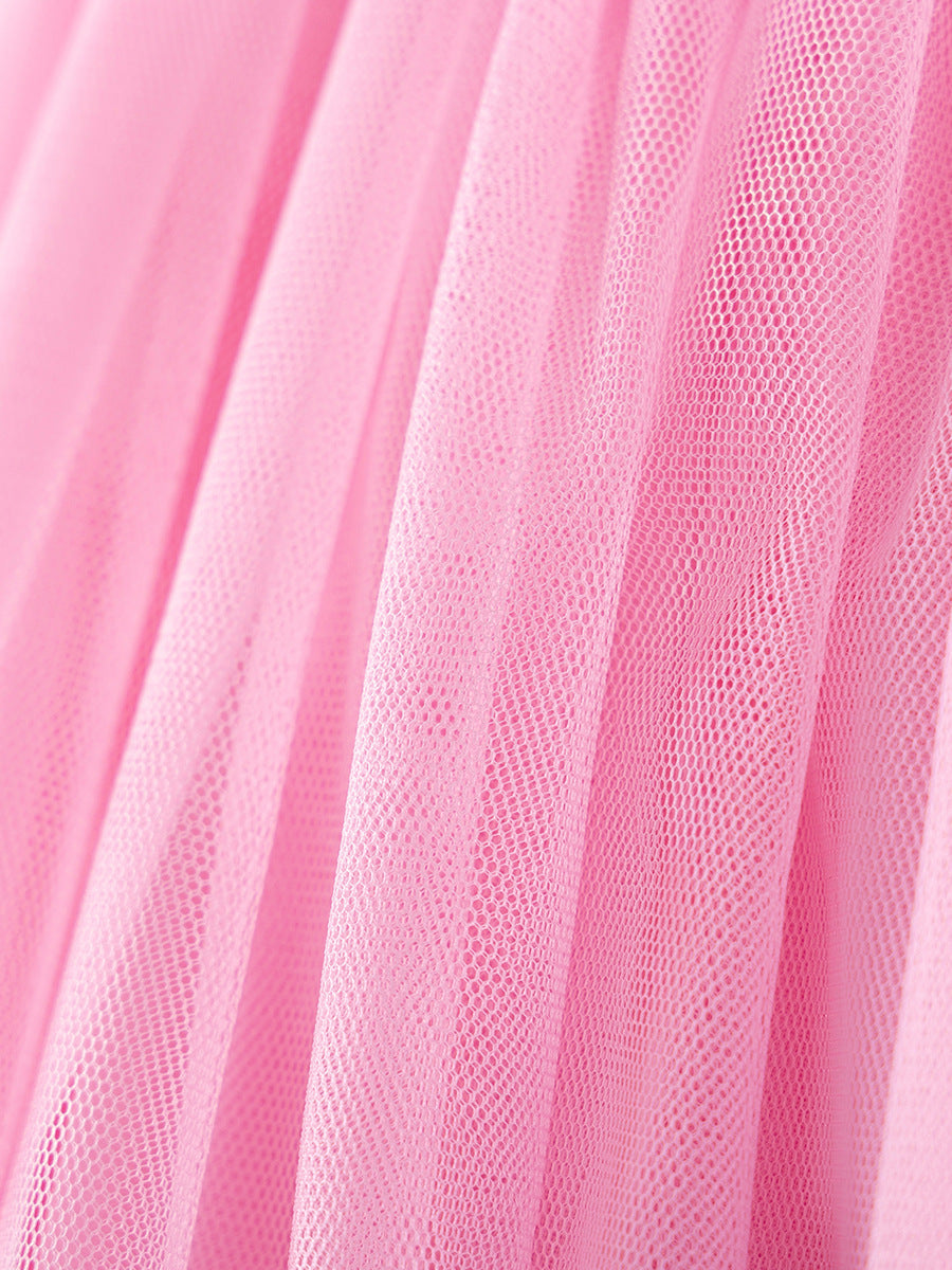 Summer Girls' Cute Princess Dress Cotton Tulle Skirt