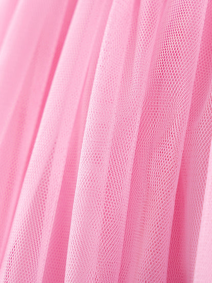Summer Girls' Cute Princess Dress Cotton Tulle Skirt