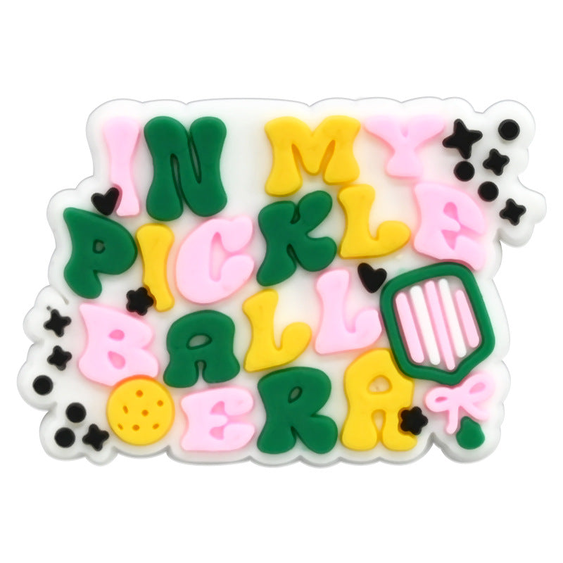 PVC Pea Shaped Removable Clog Shoe Charms